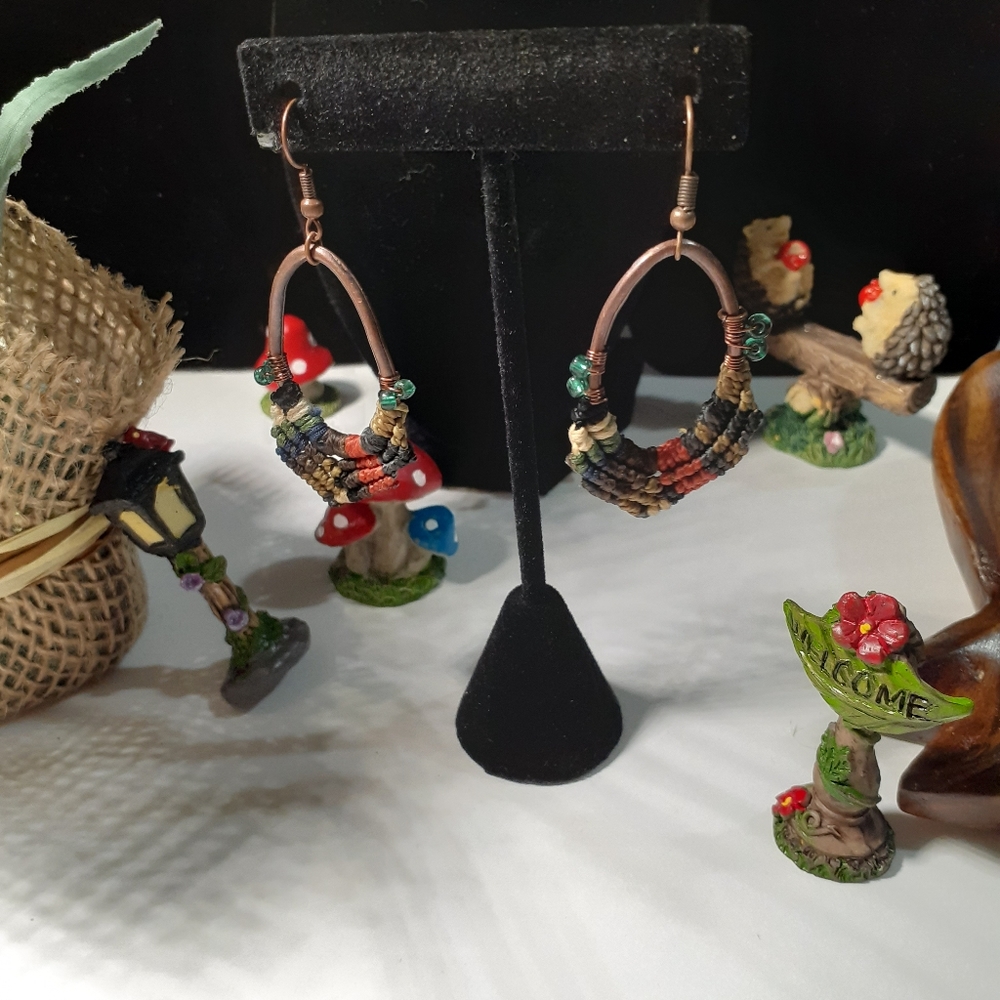 Macrame earrings